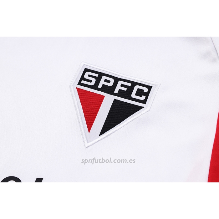 Chandal del Sao Paulo Manga Corta 2023-2024 Blanco